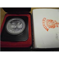 1974 CANADA WINNIPEG SILVER DOLLAR PROOF .3750 OZ. ASW, ORIGINAL ROYAL CANADIAN MINT PACKAGING
