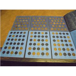 2 LINCOLN CENT ALBUMS 1909-1940 (32 COINS) AND 1941 AND UP (69 COINS)