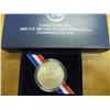 Image 1 : 2002 -W US MILITARY ACADEMY UNC SILVER DOLLAR ORIGINAL US MINT PACKAGING