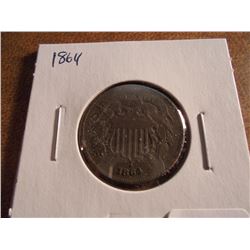 1864 US TWO CENT PIECE