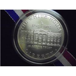 1992-D WHITE HOUSE UNC SILVER DOLLAR ORIGINAL US MINT PACKAGING