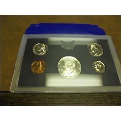 1969 US PROOF SET WITH BOX, 40% SILVER JFK HALF