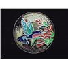 Image 1 : 1996 CUBA SILVER 10 PESOS PROOF HUMMINGBIRD COLORIZED FAUNA SERIES