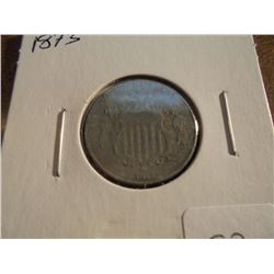 1873 SHIELD NICKEL