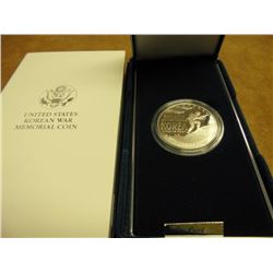 1991-P KOREAN WAR PROOF SILVER DOLLAR ORIGINAL US MINT PACKAGING