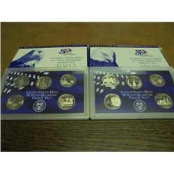 2000 & 2003 US 50 STATE QUARTERS PROOF SETS WITH BOXES