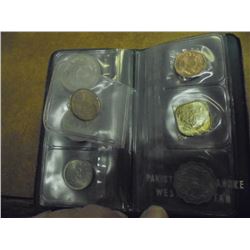 1948-1964 PAKISTAN 7 COIN MINT SET ORIGINAL MINT PACKAGING