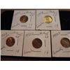 Image 1 : 1957,59,63,72 & 73 LINCOLN CENTS PROOFS