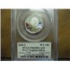 Image 1 : 2005-S SILVER WEST VIRGINA QUARTER PCGS PR69 DCAM