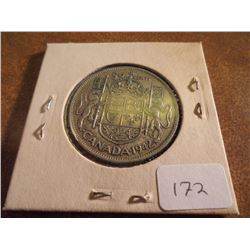 1942 CANADA SILVER 50 CENTS