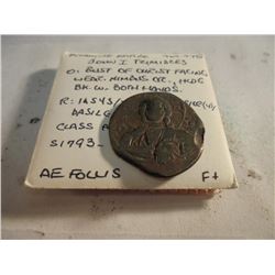 969-976 A.D. BYZANTINE JOHN I ANCIENT COIN