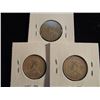 Image 2 : 1917,19 & 1920 CANADA SILVER 25 CENTS