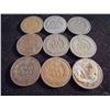 Image 2 : 9 ASSORTED INDIAN HEAD CENTS