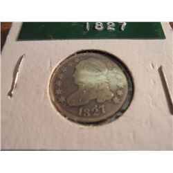 1827 CAPPED BUST DIME