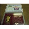 Image 1 : QUEEN ELIZABETH II SOLID GILDING METAL INGOT BY SANDHILL BULLION LTD. AS SHOWN