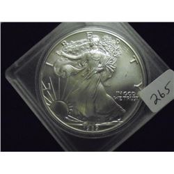 1989 AMERICAN SILVER EAGLE UNC