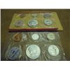 Image 1 : 1960 SILVER US MINT SET (UNC) P/D (WITH ENVELOPE)