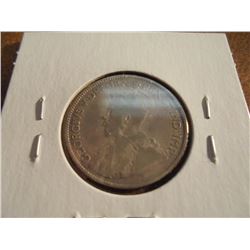 1915 CANADA SILVER 25 CENTS KEY DATE