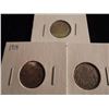 Image 1 : 1916,18 & 19 CANADA SILVER 10 CENTS