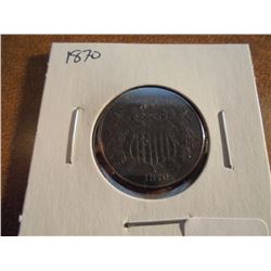 1870 US TWO CENT PIECE