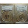 Image 1 : 2000- P & D ROOSEVELT DIMES PCGS MS66'S