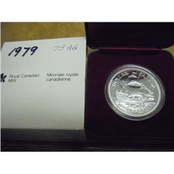 1979 CANADA GRIFFON SILVER DOLLAR PROOF .3750 OZ. ASW, ORIGINAL ROYAL CANADIAN MINT PACKAGING