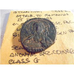 1068-1071 A.D. BYZANTINE ROMANUS IV DIOGENES ANCIENT COIN, VERY FINE