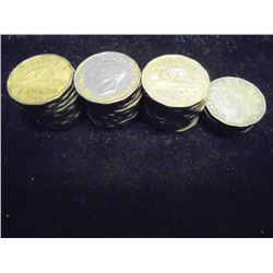 35-1942 CANADA TOMBAC 5 CENT COINS