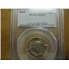 Image 1 : 1969 ROOSEVELT DIME PCGS MS65