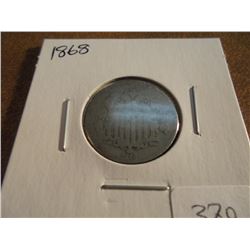 1868 SHIELD NICKEL