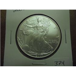 2007 AMERICAN SILVER EAGLE UNC