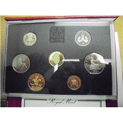 1988 UNITED KINGDOM PROOF COIN COLLECTION ORIGINAL ROYAL MINT PACKAGING