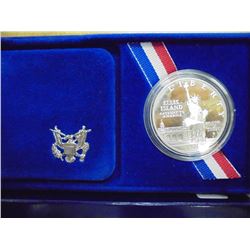 1986-S STATUE OF LIBERTY PROOF SILVER DOLLAR ORIGINAL US MINT PACKAGING