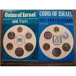 1968 & 1970 JERUSALEM SPECIMEN SETS ORIGINAL MINT PACKAGING