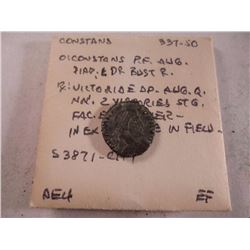337-350 A.D. CONSTANCE ANCIENT COIN EXTRA FINE