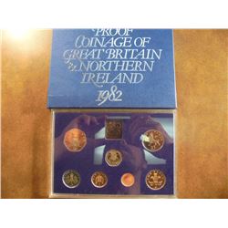 1982 GREAT BRITAIN AND NORTHERN IRELAND PROOF SET ORIGINAL ROYAL MINT PACKAGING