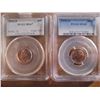 Image 1 : 1992-P & D ROOSEVELT DIMES BOTH PCGS'S 1992-P IS MS67 AND 1992-D IS MS65