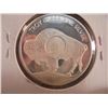Image 2 : 1 TROY OZ .999 FINE SILVER ROUND "BUFFALO"