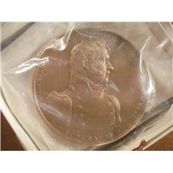 US MINT LIST MEDAL #513 2 1/2" BRONZE THO. MACDONOUGH STAGNO CHAMPLAIN CLAS. REG. BRIT. "SUPERAVIT" 