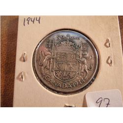 1944 CANADA SILVER 50 CENTS
