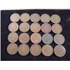 Image 1 : 20 ASSORTED INDIAN HEAD CENTS 1900'S
