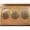 Image 1 : 1979 P/D/S SBA DOLLAR SOUVENIR SET WITH ENVELOPE