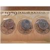 Image 2 : 1979 P/D/S SBA DOLLAR SOUVENIR SET WITH ENVELOPE