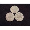 Image 2 : 1906-D,08 & 1911-D BARBER DIMES