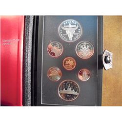 1982 CANADA DOUBLE DOLLAR PROOF SET REGINA ORIGINAL ROYAL CANADIAN MINT PACKAGING