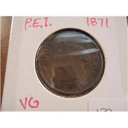 1871 PRINCE EDWARD ISLANDS 1 CENT