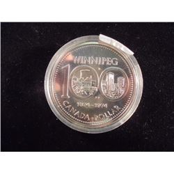 1974 CANADA WINNIPEG SILVER DOLLAR PROOF