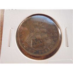 1841 HARD TIMES TOKEN WEBSTER CREDIT CURRENCY MILLIONS FOR DEFENSE NOT ONE CENT FOR TRIBUTE