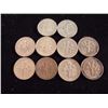 Image 2 : 10 ASSORTED SILVER ROOSEVELT DIMES