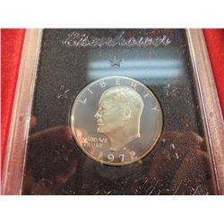 1972-S IKE SILVER DOLLAR PROOF (BROWN PACK)